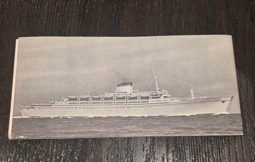 Italian Line M.V. Cristoforo Colombo Deck Plan (1972)