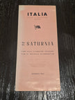 Italian Line M.V. Saturnia Deck Plan (1962)