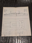 Italian Line M.V. Saturnia Deck Plan (1962)