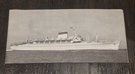 Italian Line M.V. Giulio Cesare Deck Plan (1967)