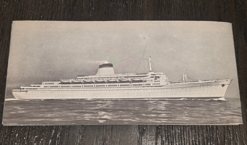 Italian Line M.V. Leonardo Da Vinci Deck Plan (1966)