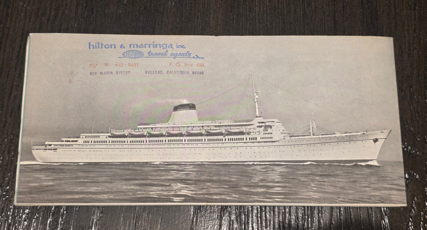 Italian Line M.V. Leonardo Da Vinci Deck Plan (1967)