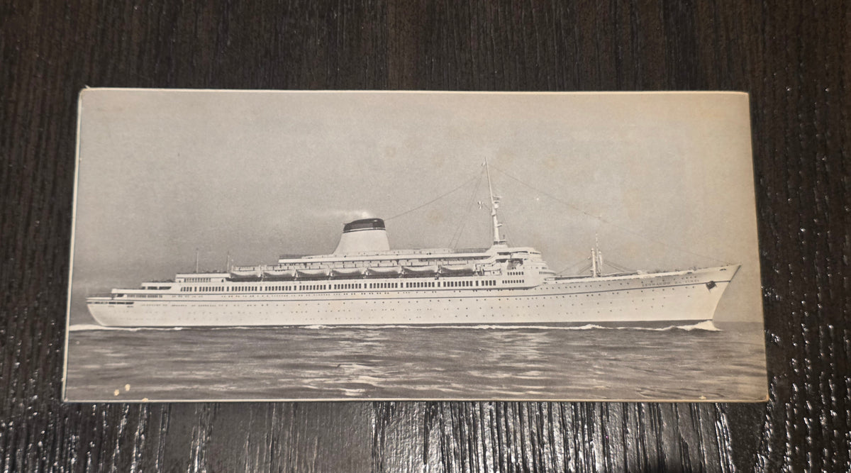 Italian Line M.V. Leonardo Da Vinci Deck Plan (1967)