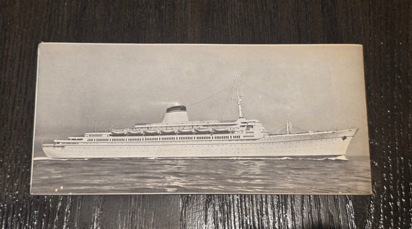Italian Line M.V. Leonardo Da Vinci Deck Plan (1967)