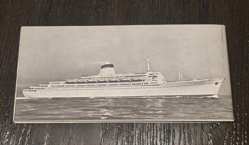 Italian Line M.V. Leonardo Da Vinci Deck Plan (1968)