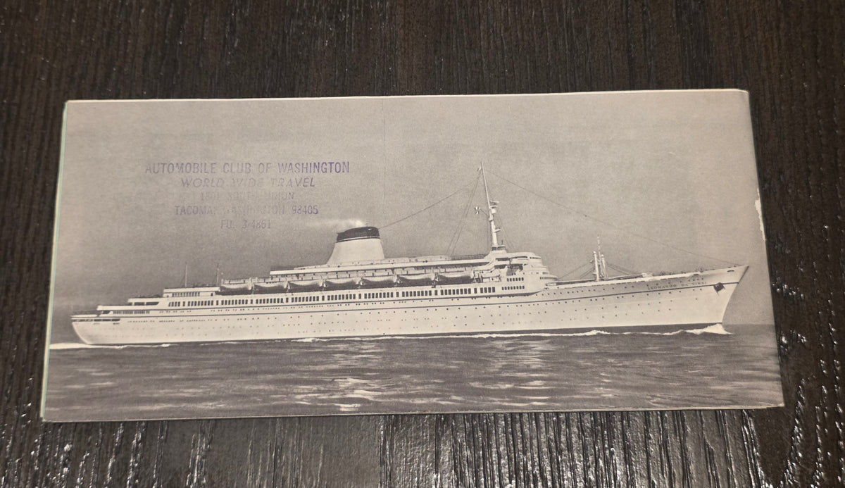 Italian Line M.V. Leonardo Da Vinci Deck Plan (1970)