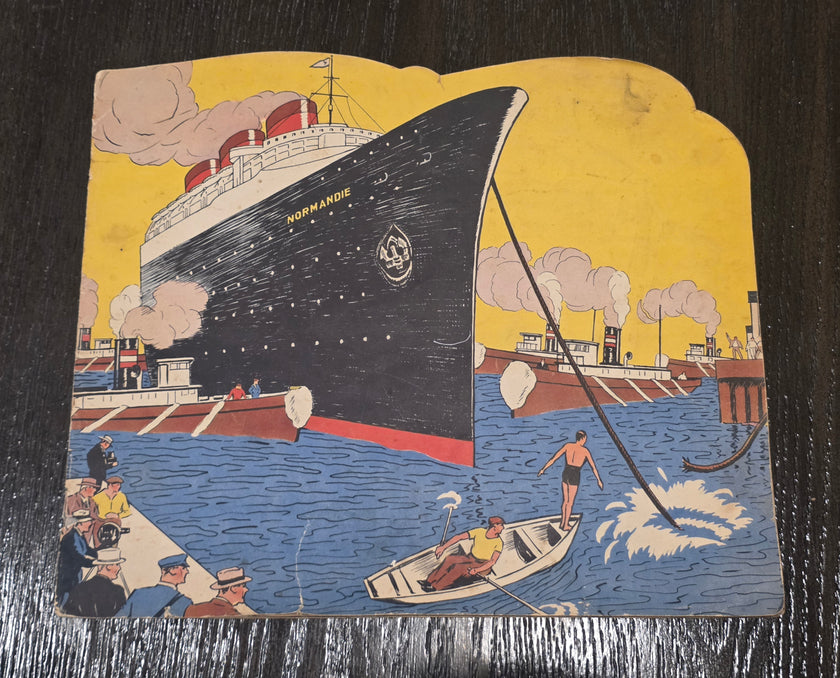 French Line S.S. Normandie Children's Book