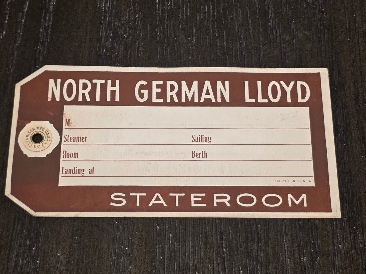 Norddeutscher Lloyd Luggage Tag