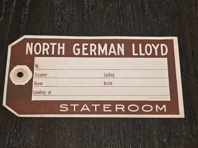 Norddeutscher Lloyd Luggage Tag