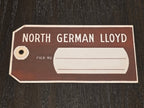Norddeutscher Lloyd Luggage Tag