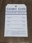 French Line S.S. Normandie Luggage Tag
