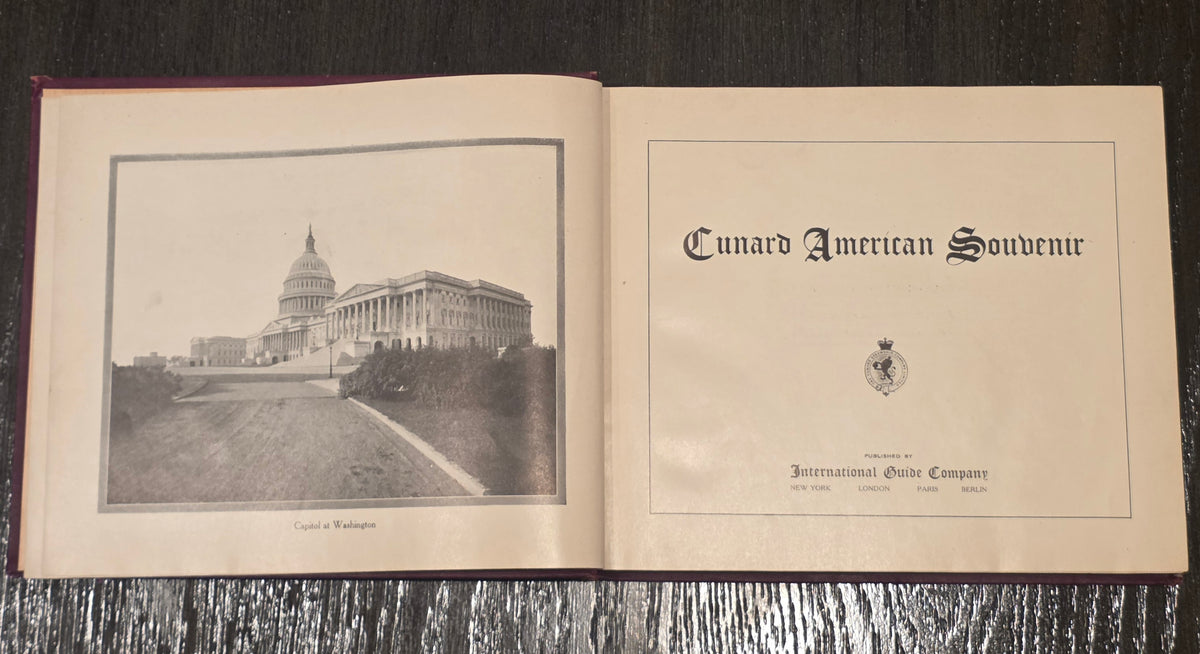Cunard Line American Souvenir Book