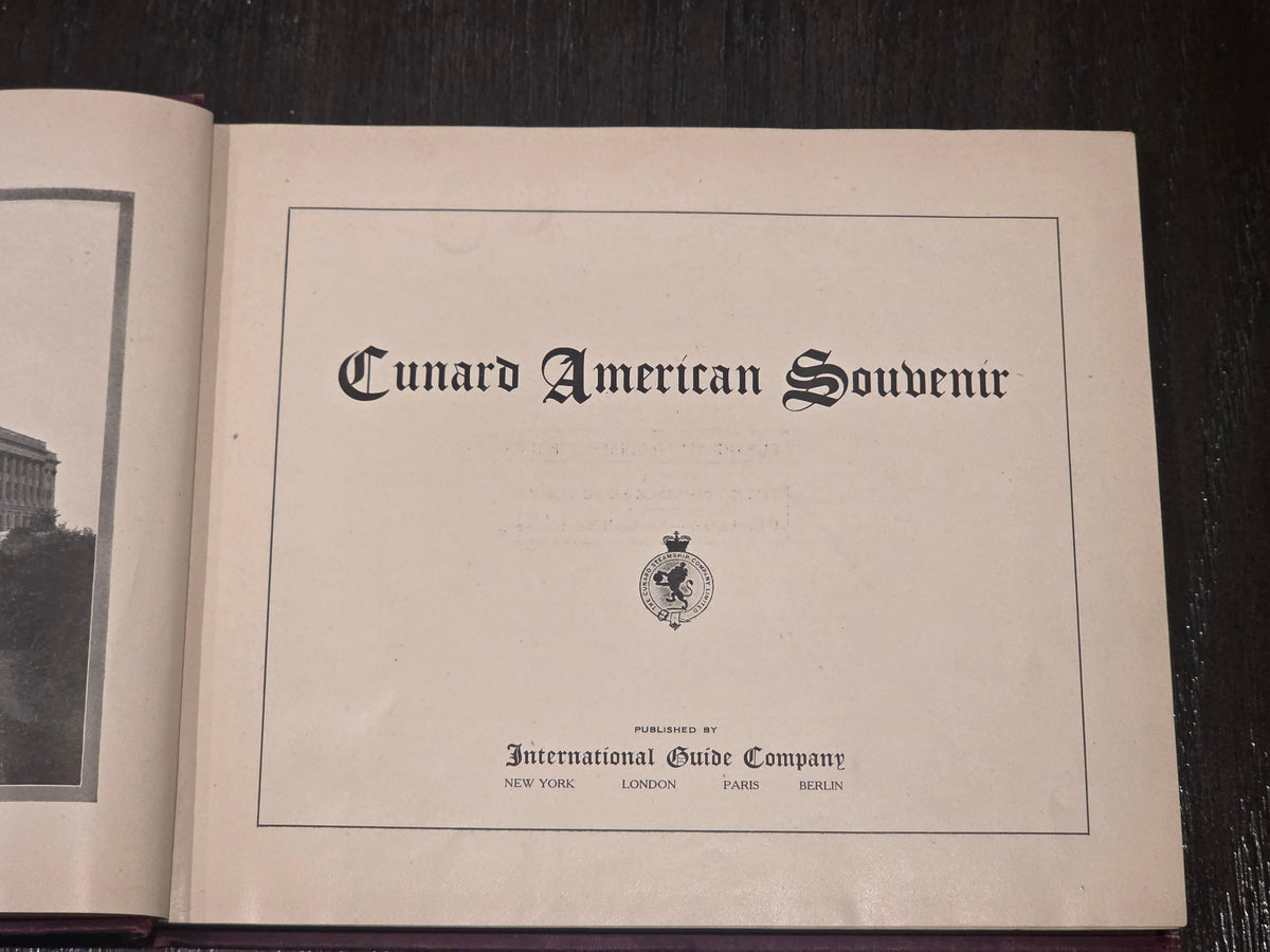 Cunard Line American Souvenir Book