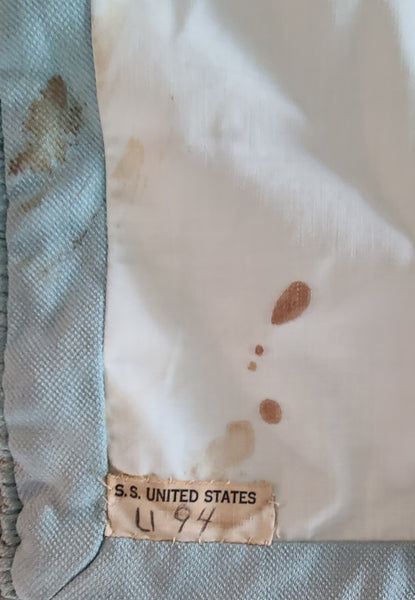 S.S. United States Stateroom U94 Bedspread