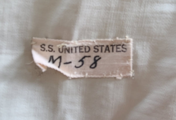 S.S. United States Stateroom M58 Bedspread