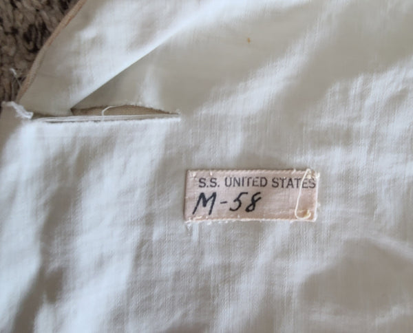 S.S. United States Stateroom M58 Bedspread