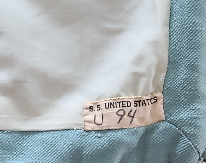 S.S. United States Stateroom U94 Bedspread