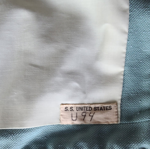S.S. United States Stateroom U94 Bedspread