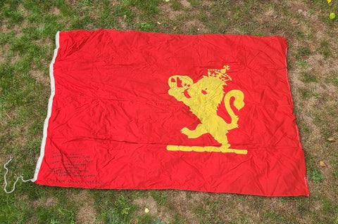 Cunard R.M.S Queen Elizabeth 2 1999 World Cruise House Flag