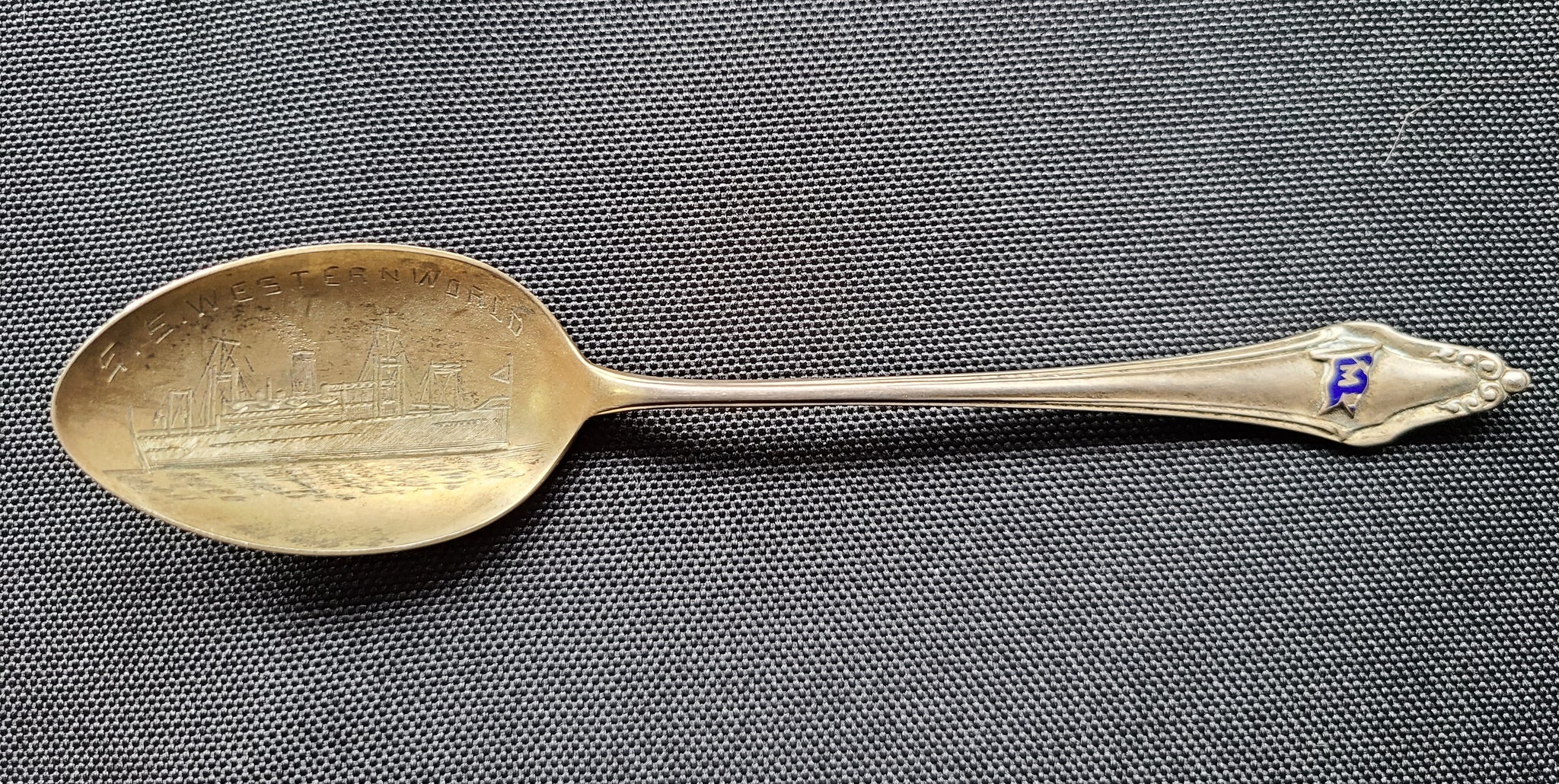 Munson Steamship Line S.S. Western World Souvenir Spoon