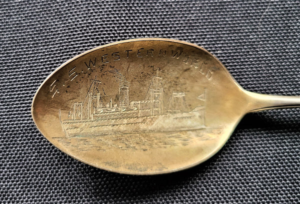 Munson Steamship Line S.S. Western World Souvenir Spoon