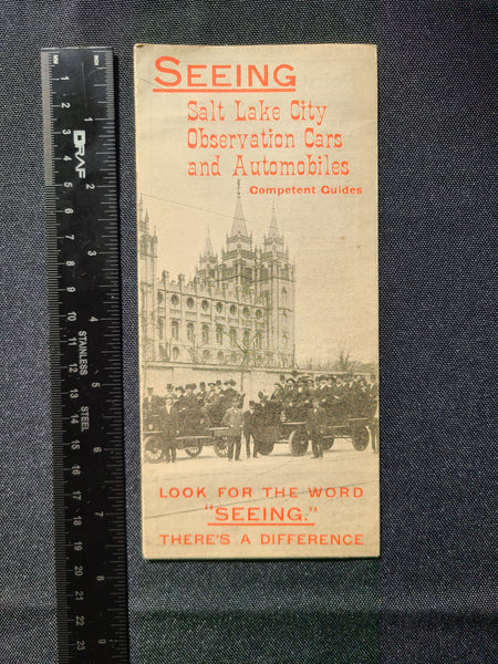 Seeing Salt Lake Brochure (1900s)