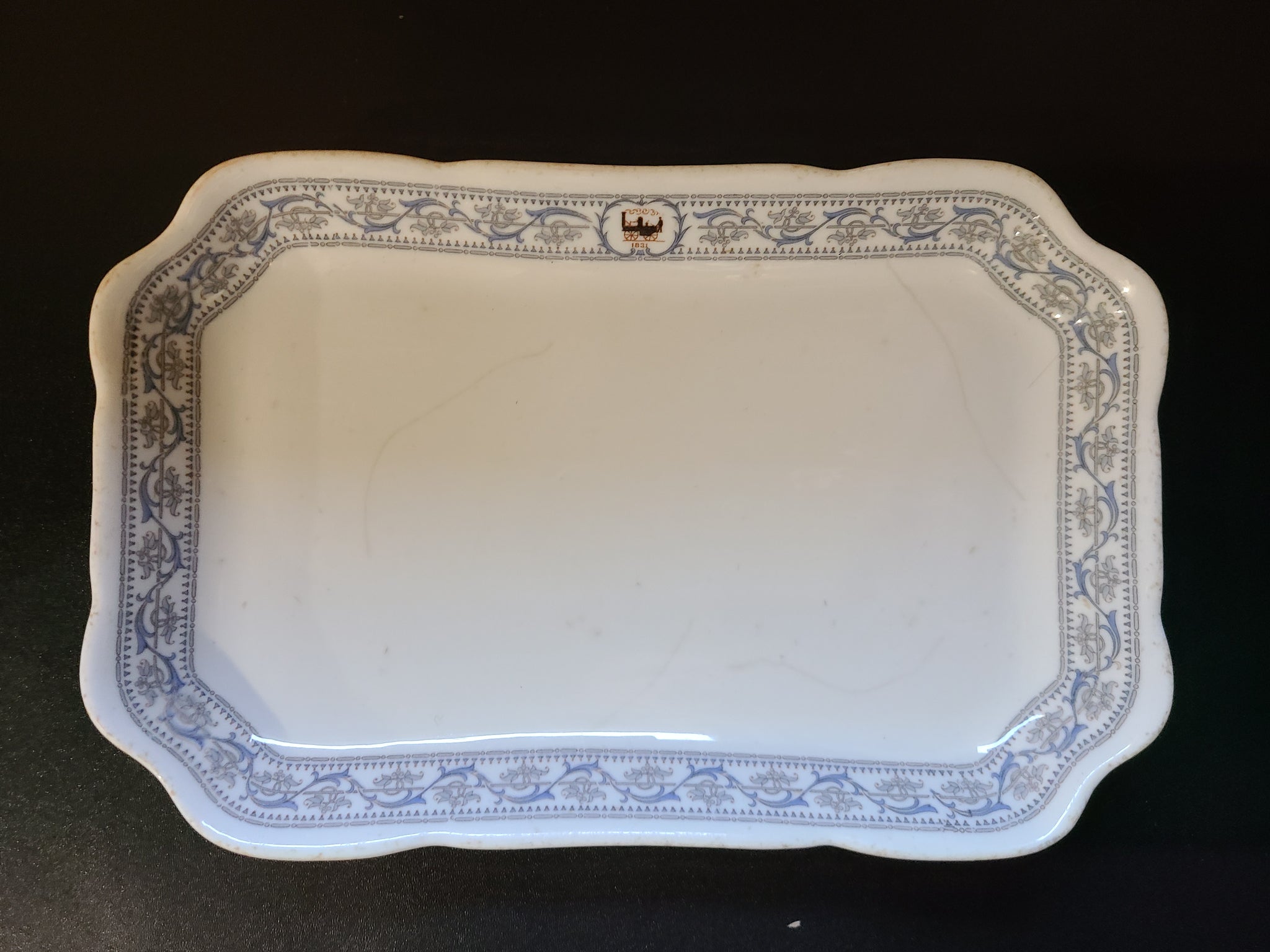 New York Central Railroad "Dewitt Clinton Pattern" Dish (1925)