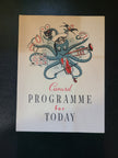 Cunard R.M.S. Queen Mary First Class Programme of Events (1956)