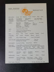Furness Line Bermuda Queen of Bermuda Breakfast Menu (1966)