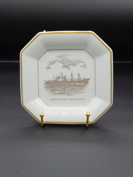Scandinavian American Line Ashtray/Dish (1950s)