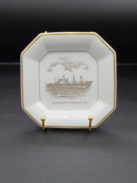 Scandinavian American Line Ashtray/Dish (1950s)