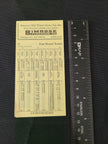 Chicago & Milwaukee Railroad South Shore Lines Timetable (1922)