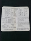 Gulf Mobile & Ohio Railroad Pocket Timetable 