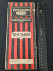 Alabama and Vicksburg, Shreveport & Pacific Railway Timetable