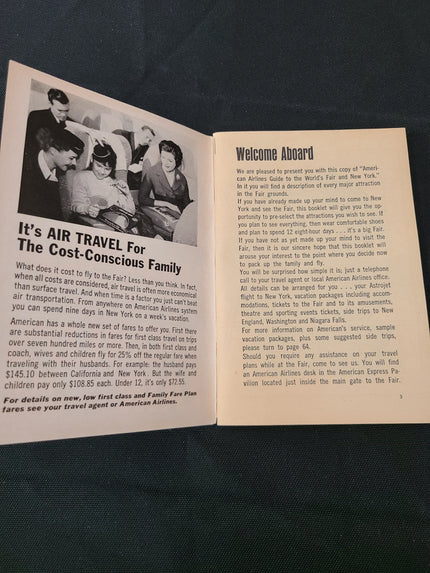 American Airlines World's Fair New York Guide Book