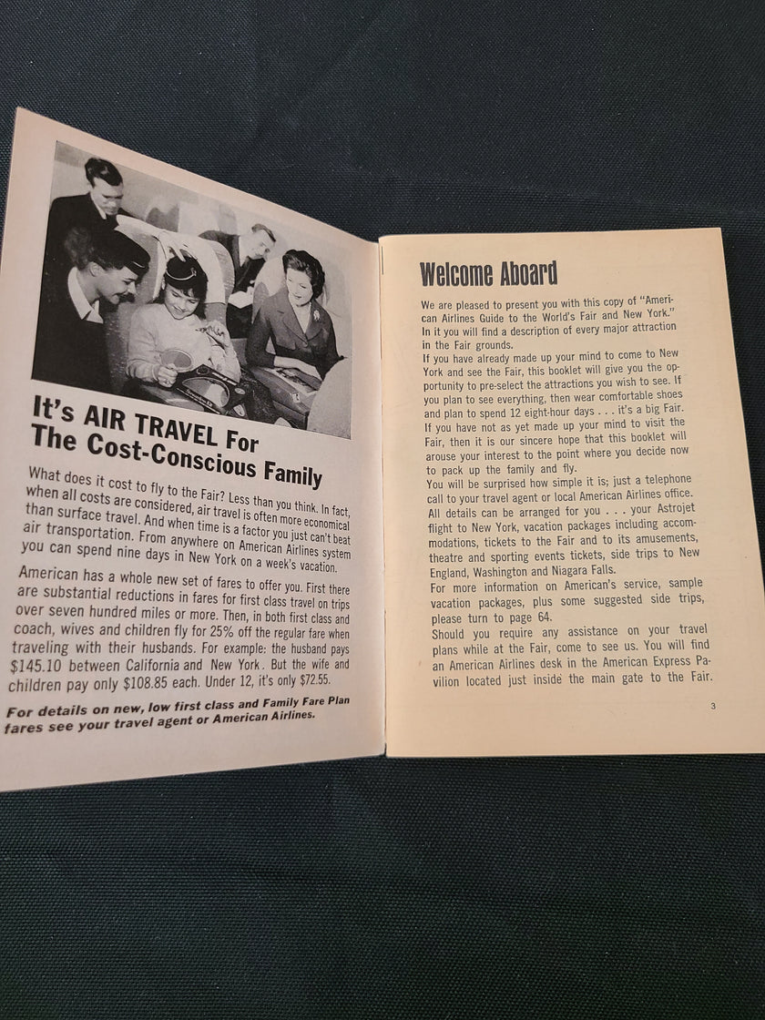 American Airlines World's Fair New York Guide Book