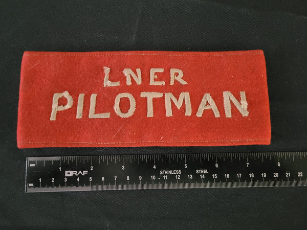 London North Eastern Railway "Pilotman" WWII Era Wool Armband