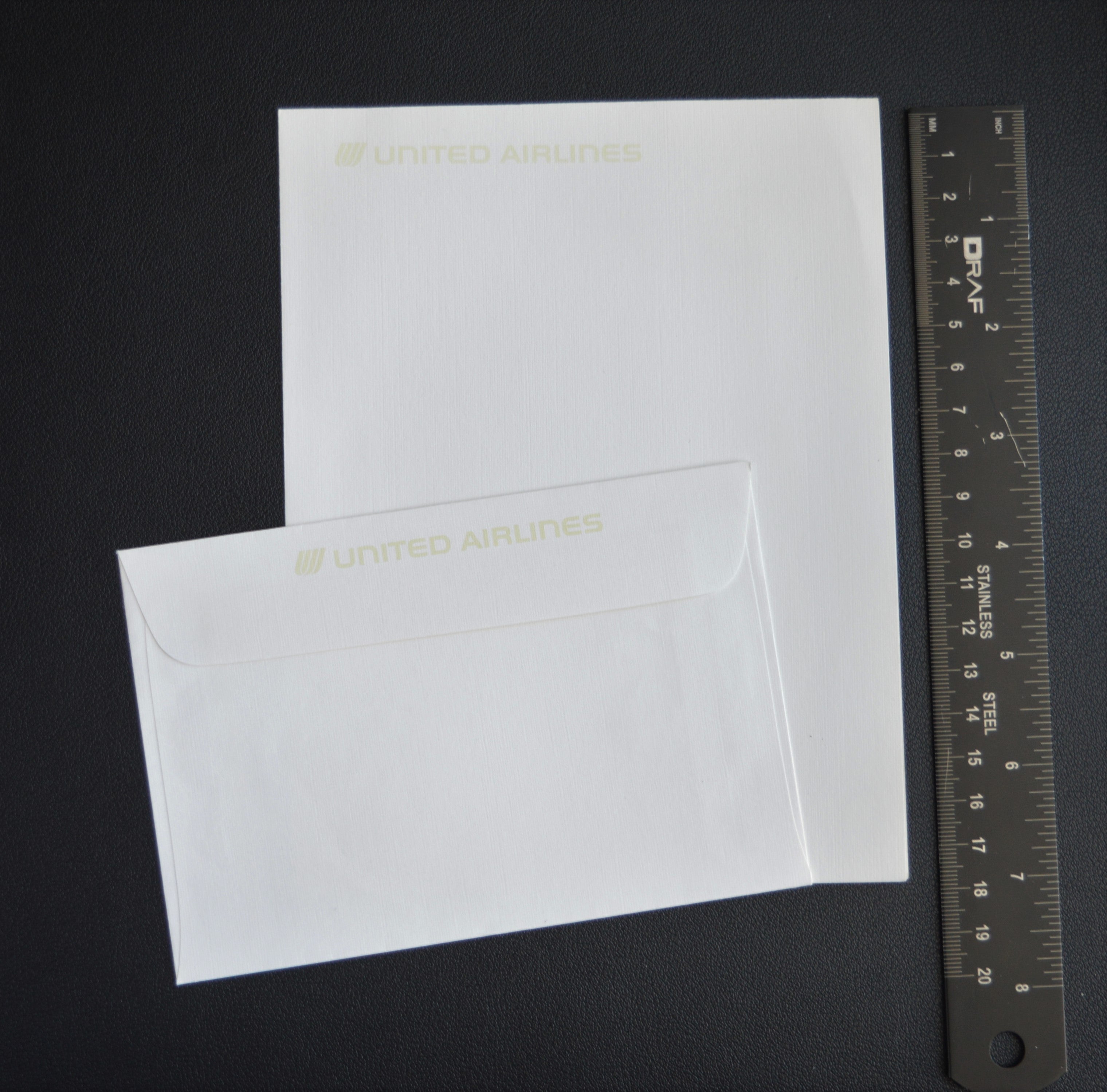United Airlines Stationary (1993-98)