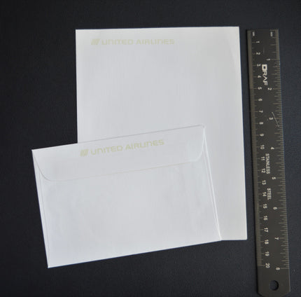 United Airlines Stationary (1993-98)