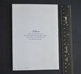 British Airways Menu (London to Zimbabwe) (1980s)