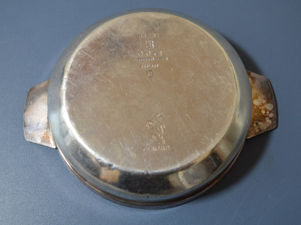 Cunard Silver Plate Butter Dish (1955)