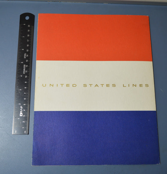 S.S. United States Lunch Menu (Fri 8 May 1959)
