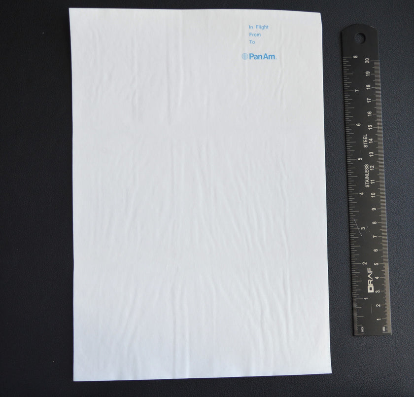 PAN AM Airlines In Flight Stationary (1971-73)