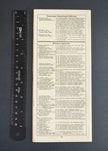 Santa Fe Railroad Local Timetable (27 Oct, 1940)