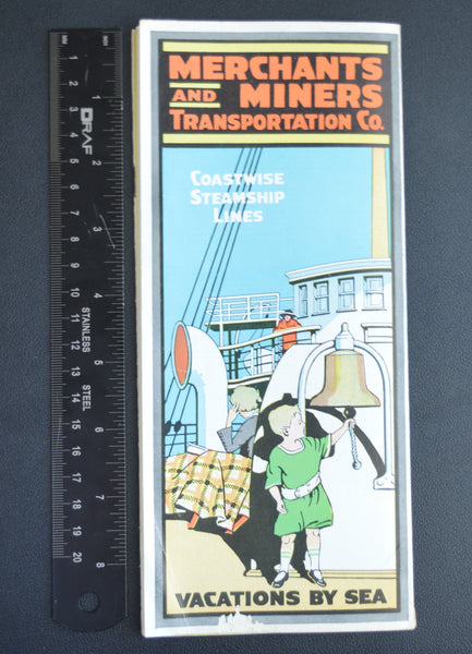 Merchants And Miners Transport Company "Coastwise Steamship Lines" Brochure (1925)