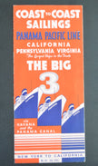 Panama Pacific Line Timetable (1935)