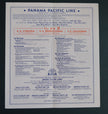 Panama Pacific Line Timetable (1935)