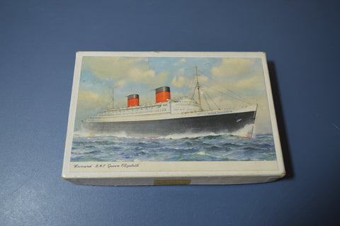R.M.S. Queen Elizabeth Wood Block Puzzle (1950s)