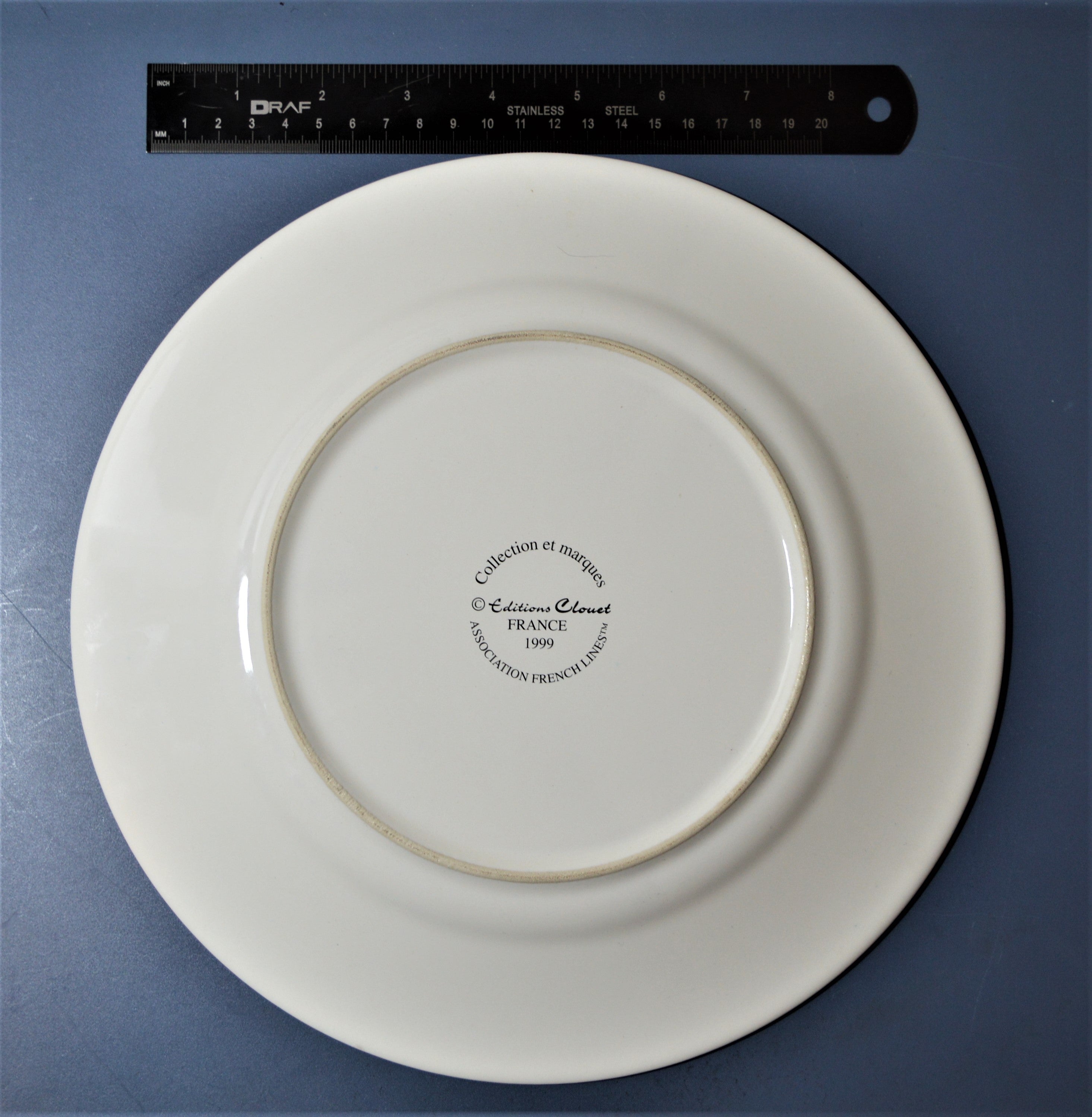 French Line S.S. Normandie Commemorative Plate (1999)