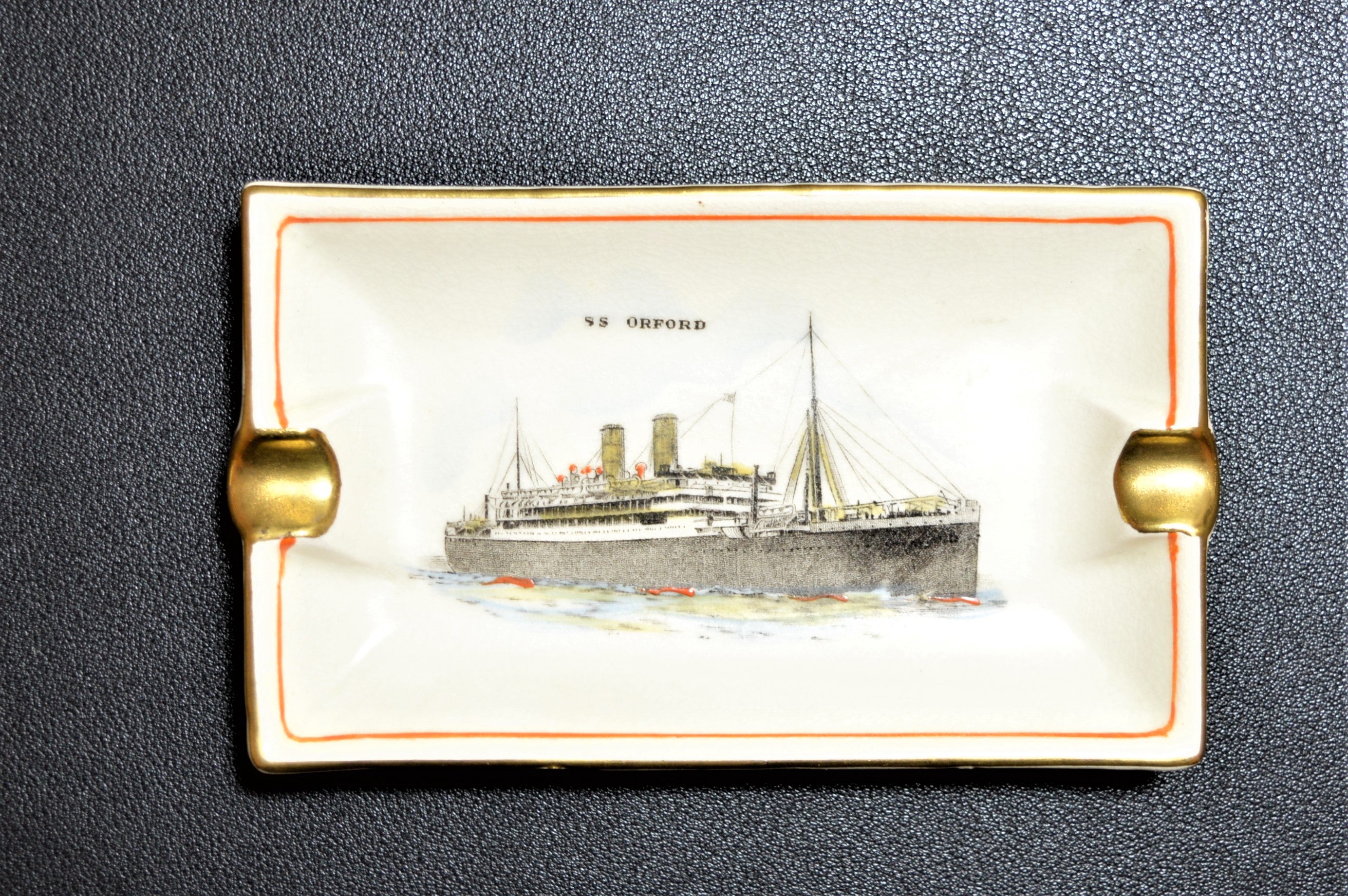 P & O Line S.S. Orford Ash Tray (1930s)